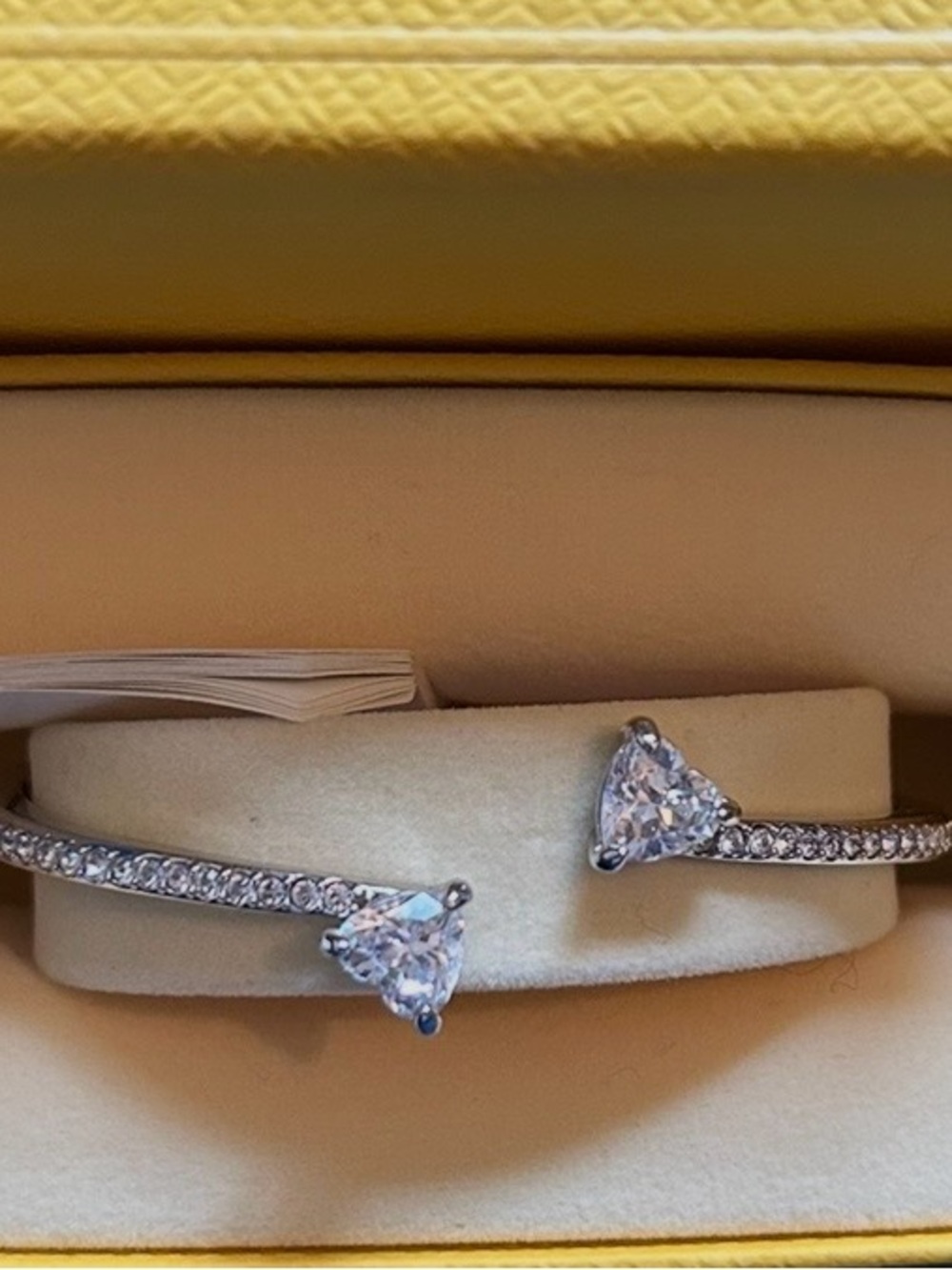 Swarovski Mesmera Attract Soul Crystal Heart Bangle Size S NIB 5535354